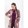 Afbeelding van Kooi Knitwear vest wolmix burgundy Kimbe