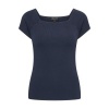 Afbeelding van Zilch top bamboo navy donkerblauw