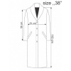 Afbeelding van IVKO vest lang coat blauw 262503
