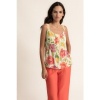 Afbeelding van CMS love top geel mix viscose Florisa