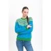 Afbeelding van Kooi Knitwear trui turquois wolmix Ruan