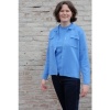 Afbeelding van Kris Cassia vest blauw katoenmix 821143