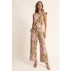 Afbeelding van CMS love broek rose olijf viscose Dinara