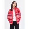 Afbeelding van IVKO jacket vest wol mix rood 252610