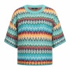 Afbeelding van IVKO trui top blauw katoenmix 251732