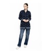 Afbeelding van Kooi vest org katoen blauw Rheia