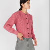 Afbeelding van IrelandsEye vest cropped rosa MI wol A950