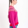Afbeelding van Kooi Knitwear trui pink wolmix Ruan