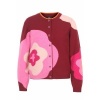 Afbeelding van IVKO vest wol red bloom 261521