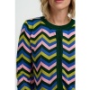 Afbeelding van Sugarhill vest org.cotton blauwmix Rochelle