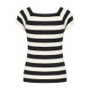 Afbeelding van Zilch top bamboo gestreept zwart