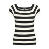 Afbeelding van Zilch top bamboo gestreept zwart