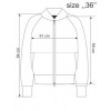 Afbeelding van IVKO vest rits wolmix cherry 262616