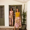 Afbeelding van CMS love broek rose olijf viscose Dinara