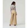 Afbeelding van Surkana broek wide leg viscosemix beige Bass