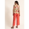Afbeelding van CMS love top geel mix viscose Florisa