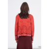 Afbeelding van IVKO vest wol rood rits coral 252711