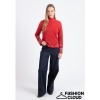 Afbeelding van IVKO vest wol rood ronde hals 252721