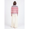 Afbeelding van IVKO vest wol off-white kleur mix 252614