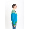 Afbeelding van Kooi Knitwear trui turquois wolmix Ruan