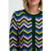 Afbeelding van Sugarhill vest org.cotton blauwmix Rochelle