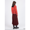Afbeelding van IVKO vest wol rood rits coral 252711