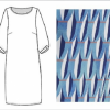 Afbeelding van Fox's jurk 3/4 mouw blauw Wulaja