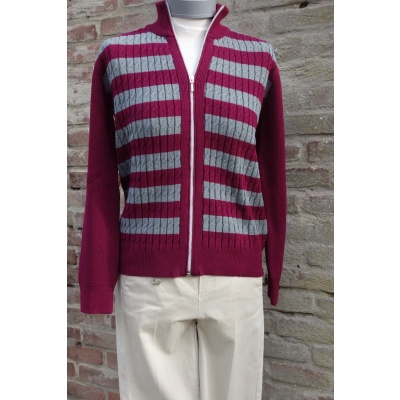 Foto van Kris Cassia vest fuchsia modal mix 781033