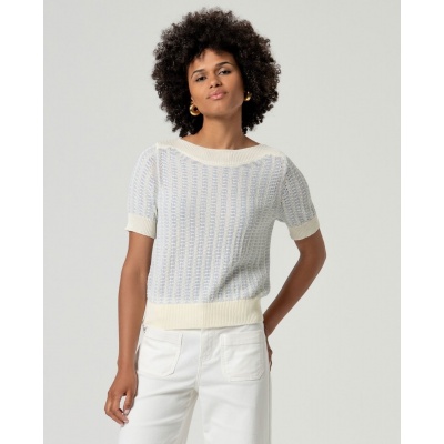 Foto van Surkana top truitje viscose ecru Hita