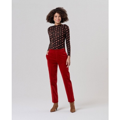 Foto van Surkana rechte broek rood Tass