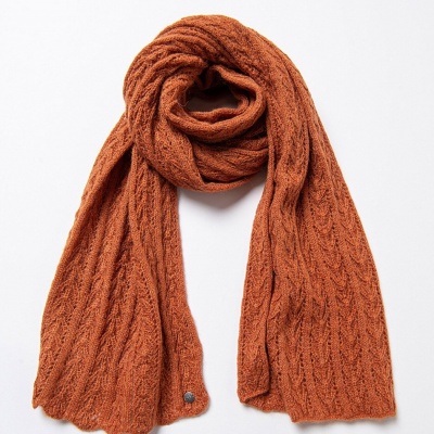 Foto van Surkana sjaal 37 x 190 cm wolmix Tile Buca