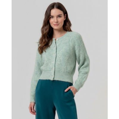 Foto van Surkana vest cardigan groen Sani