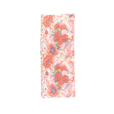 Foto van Otracosa sjaal linnen katoen bloem 4829