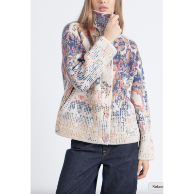 Foto van IVKO jacket vest wol mix creme 252604