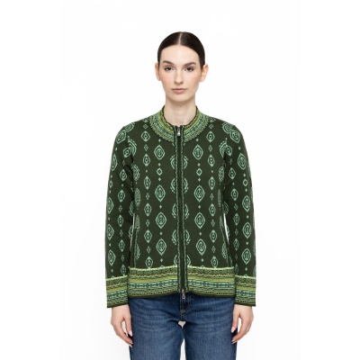 Foto van Kooi vest org cotton groen Nikal