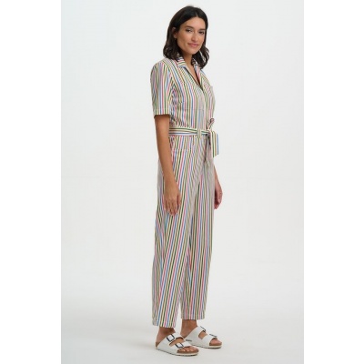 Foto van Sugarhill jumpsuit creme katoen Meredith