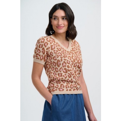 Foto van Sugarhill top gebreide top creme Gayna