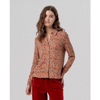 Foto van Surkana blouse lange mouw zwart IRVI