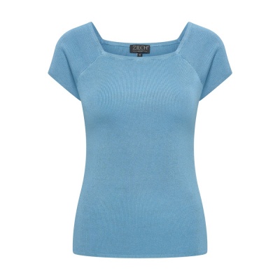 Foto van Zilch top bamboo blauw jeans