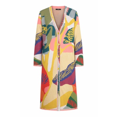 Foto van IVKO vest lang katoenmix groen 251602