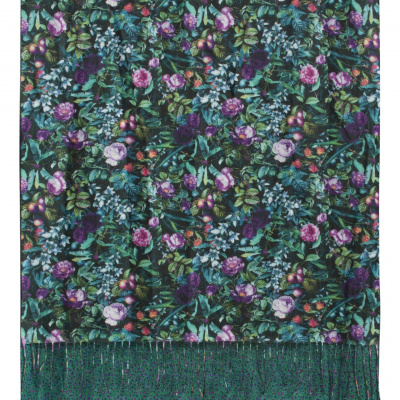 Foto van Smashed Lemon sjaal zwart rozen 50055