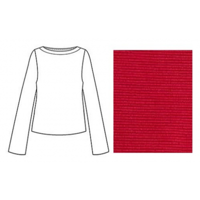 Foto van Fox's top pullover viscose mix rood Apulo