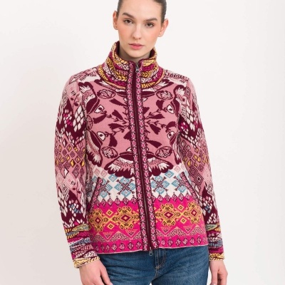 Foto van Kooi Knitwear vest wol kleur mix Azores