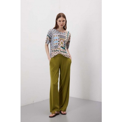 Foto van Jei's top creme zijde cottonmix C210