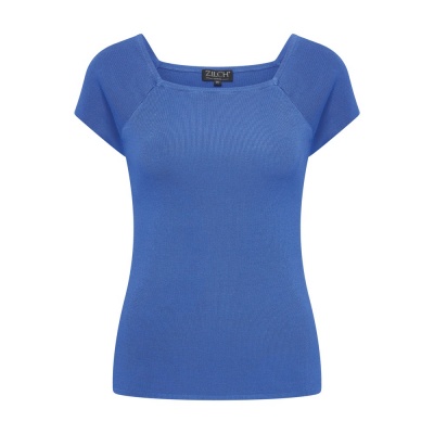 Foto van Zilch top bamboo dazzling blue