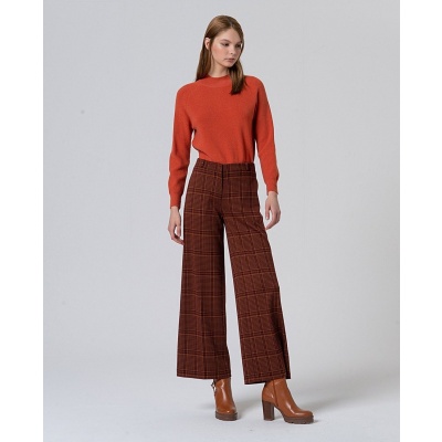 Foto van Surkana rechte broek viscose. mix OMUR