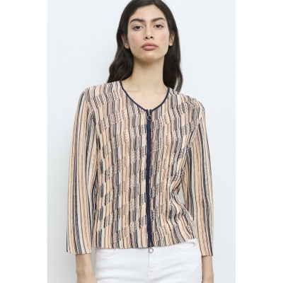 Aldo Martins viscose vest met rits Foto van Aldo Martins viscose vest met rits