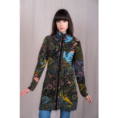 Foto van Kooi Knitwear vest wol meerkleurig Eritrea