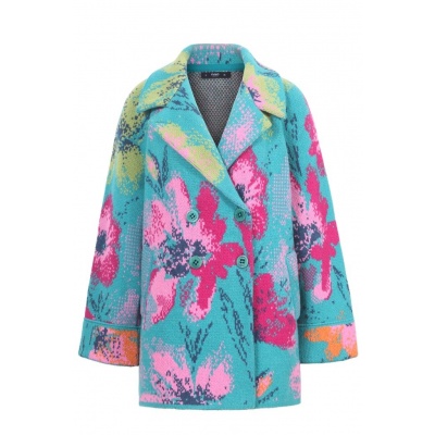 Foto van IVKO vest car coat blauw wol 262502