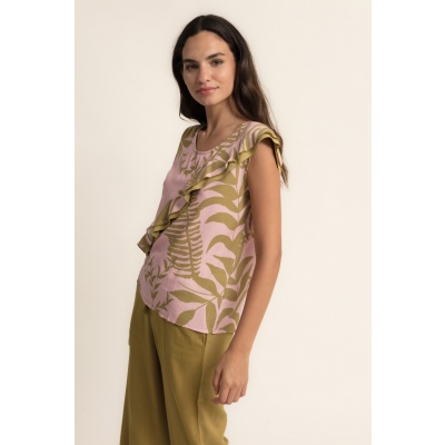 Foto van CMS love blouse top rose viscose Dinara 